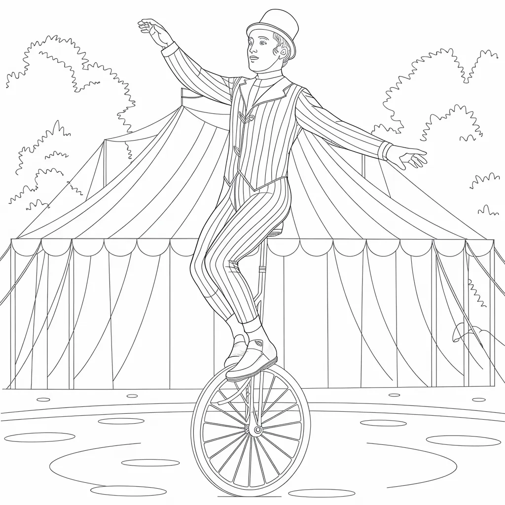 A_Circus_Performer_on_a_Unicycle