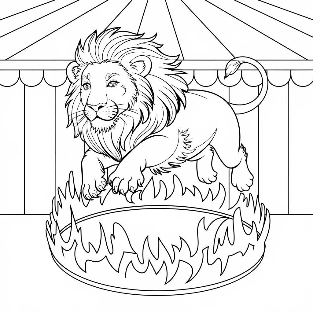 A_Lion_Jumping_Through_a_Ring_of_Fire