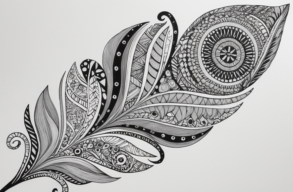 Bird Feather Mandala