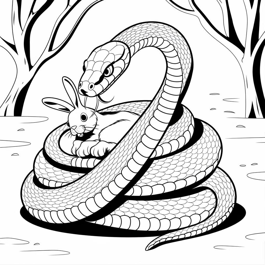 Boa_Constrictor_Coiling_Around_Its_Prey