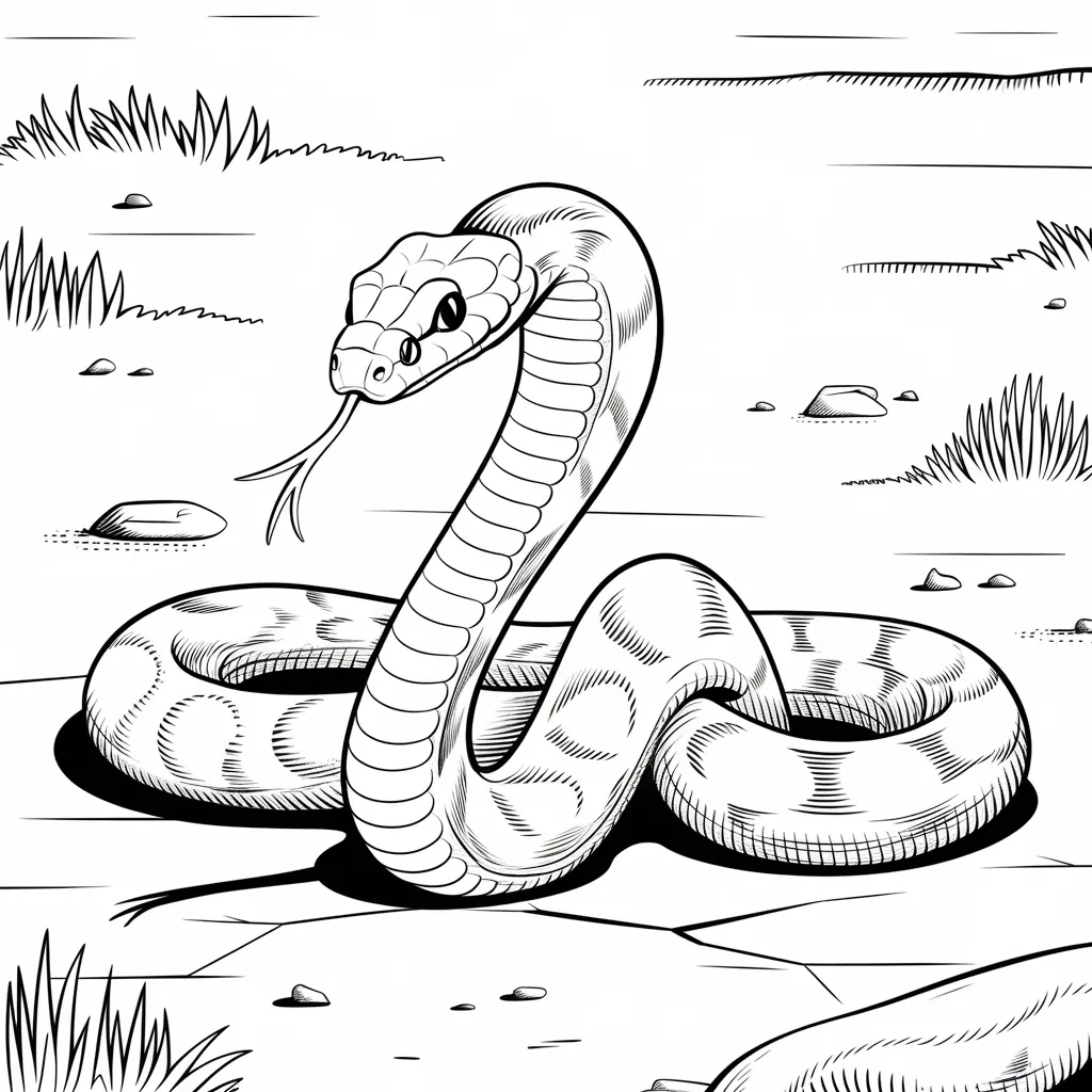 Bull_Snake_In_A_Prairie_Setting