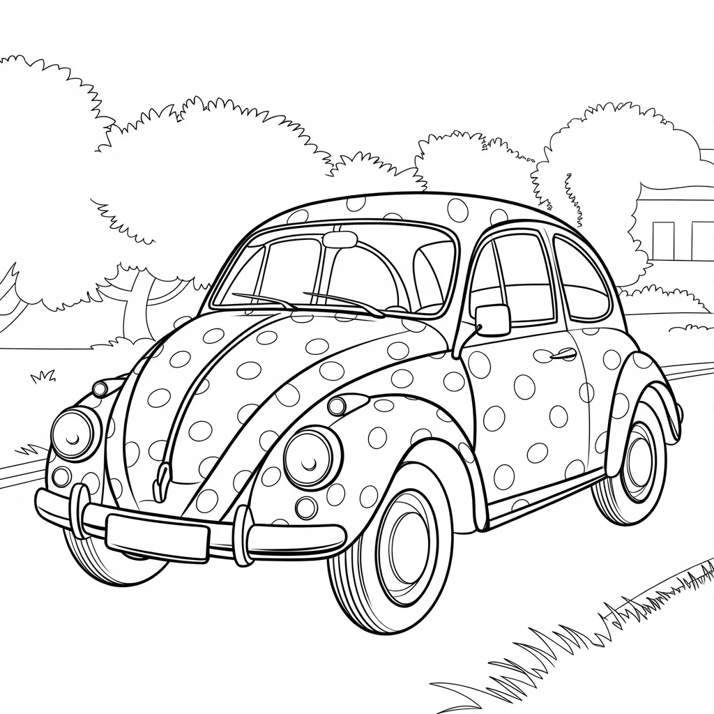Car_with_Polka_Dots