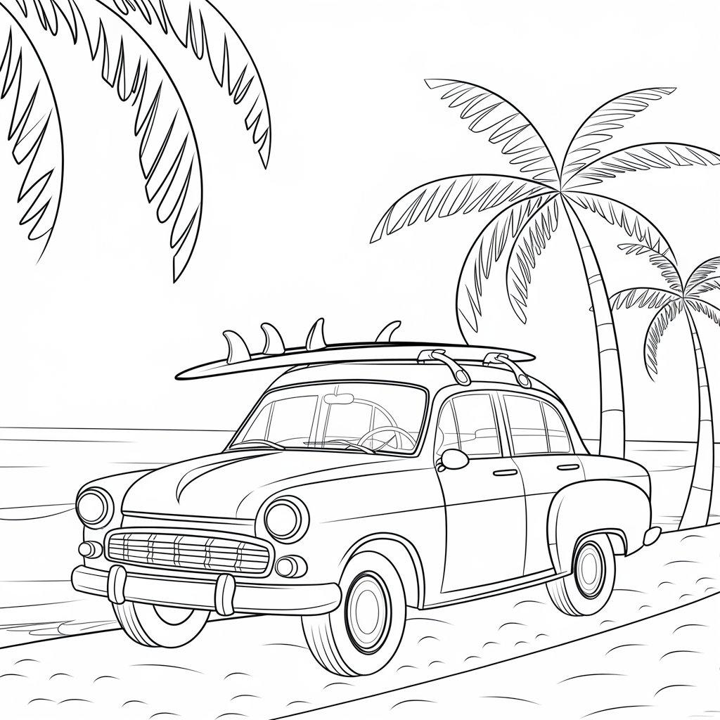 Car_with_a_Surfboard_on_Top