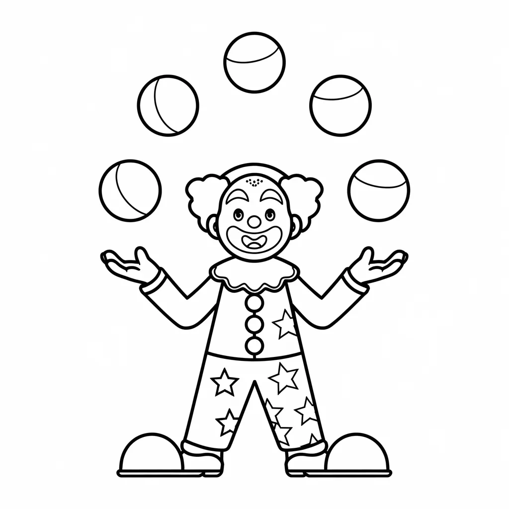 Clown_Juggling_Colorful_Balls