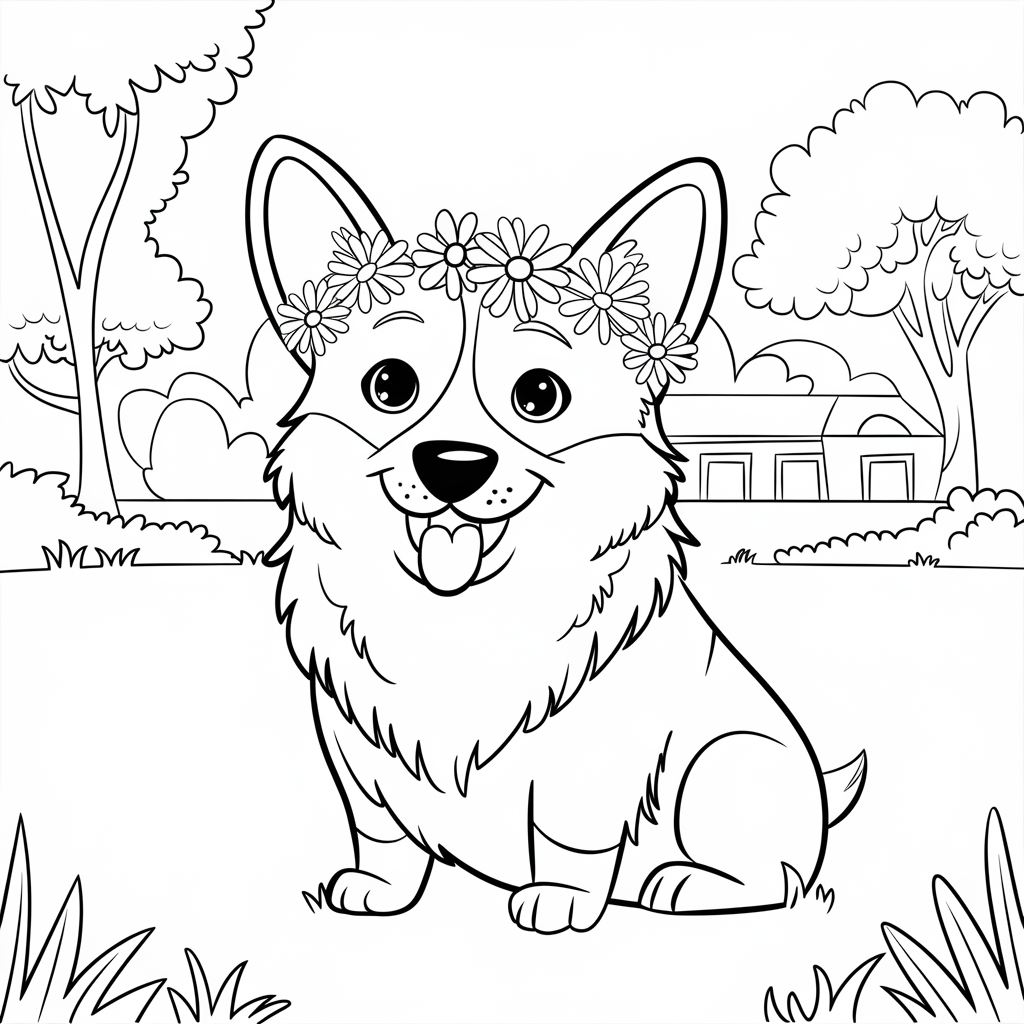 Corgi_in_a_Flower_Crown