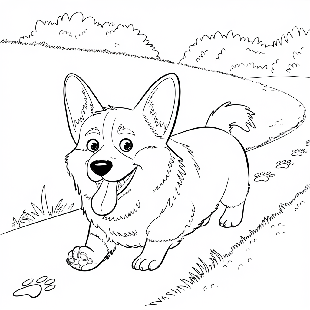 Corgi_with_Paw_Prints