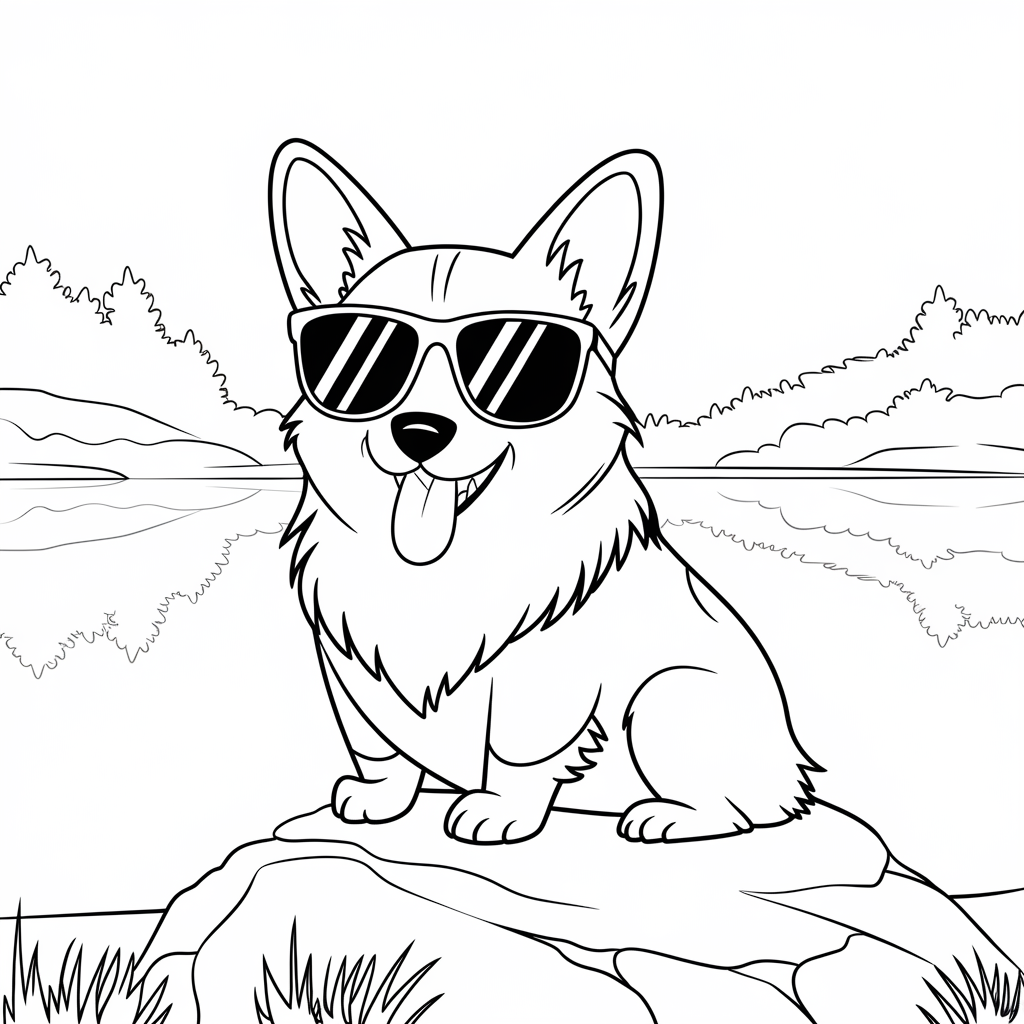 Corgi_with_Sunglasses