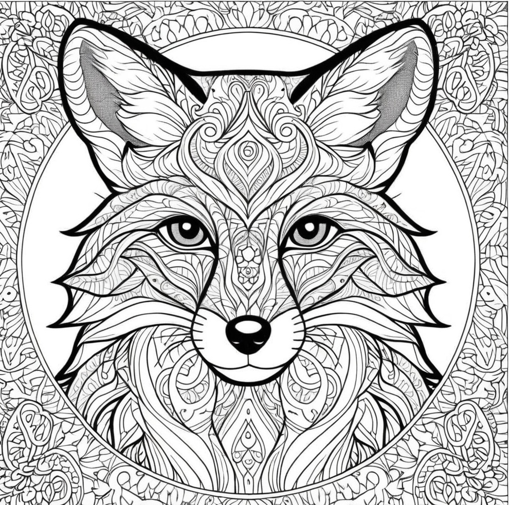 Fox Tail Mandala