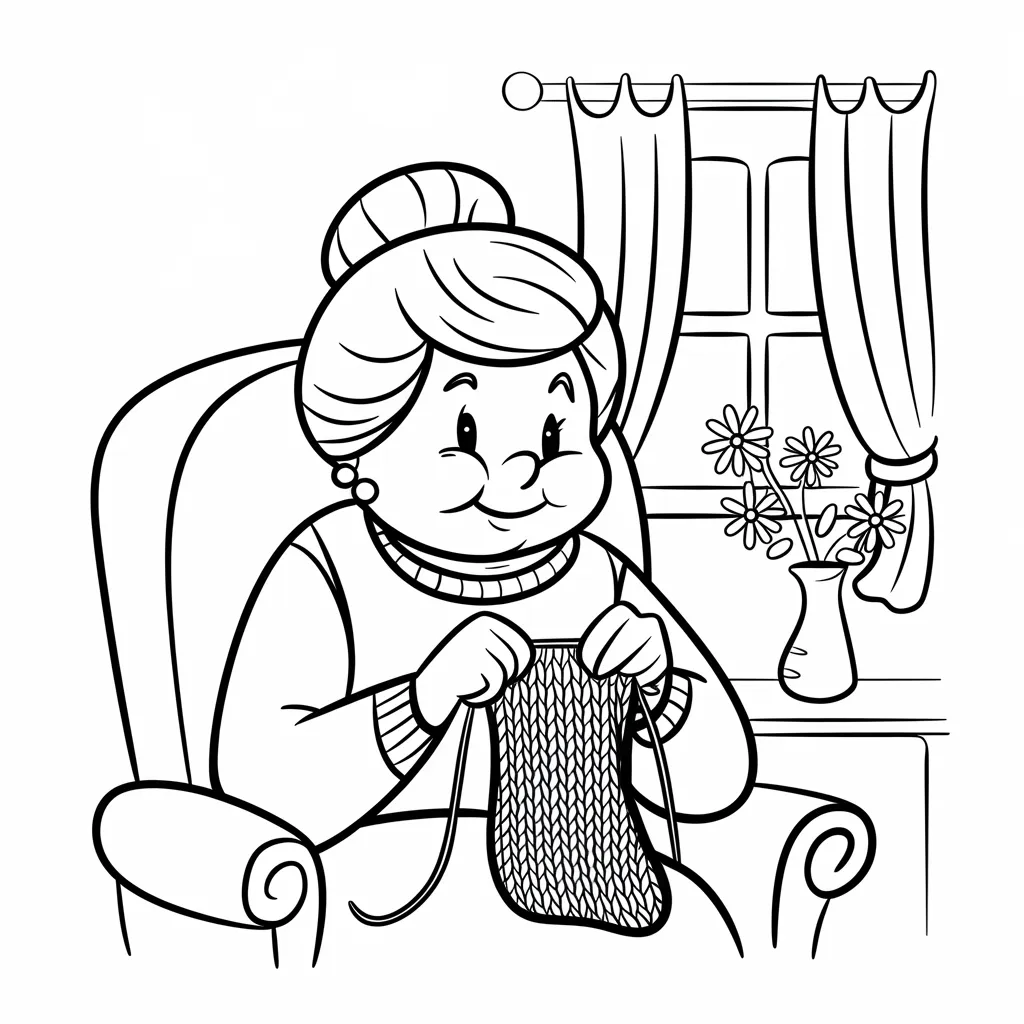 Grandma_Knitting_a_Sweater