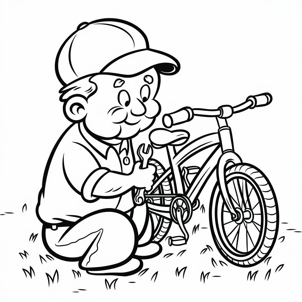 Grandpa_Fixing_a_Bicycle