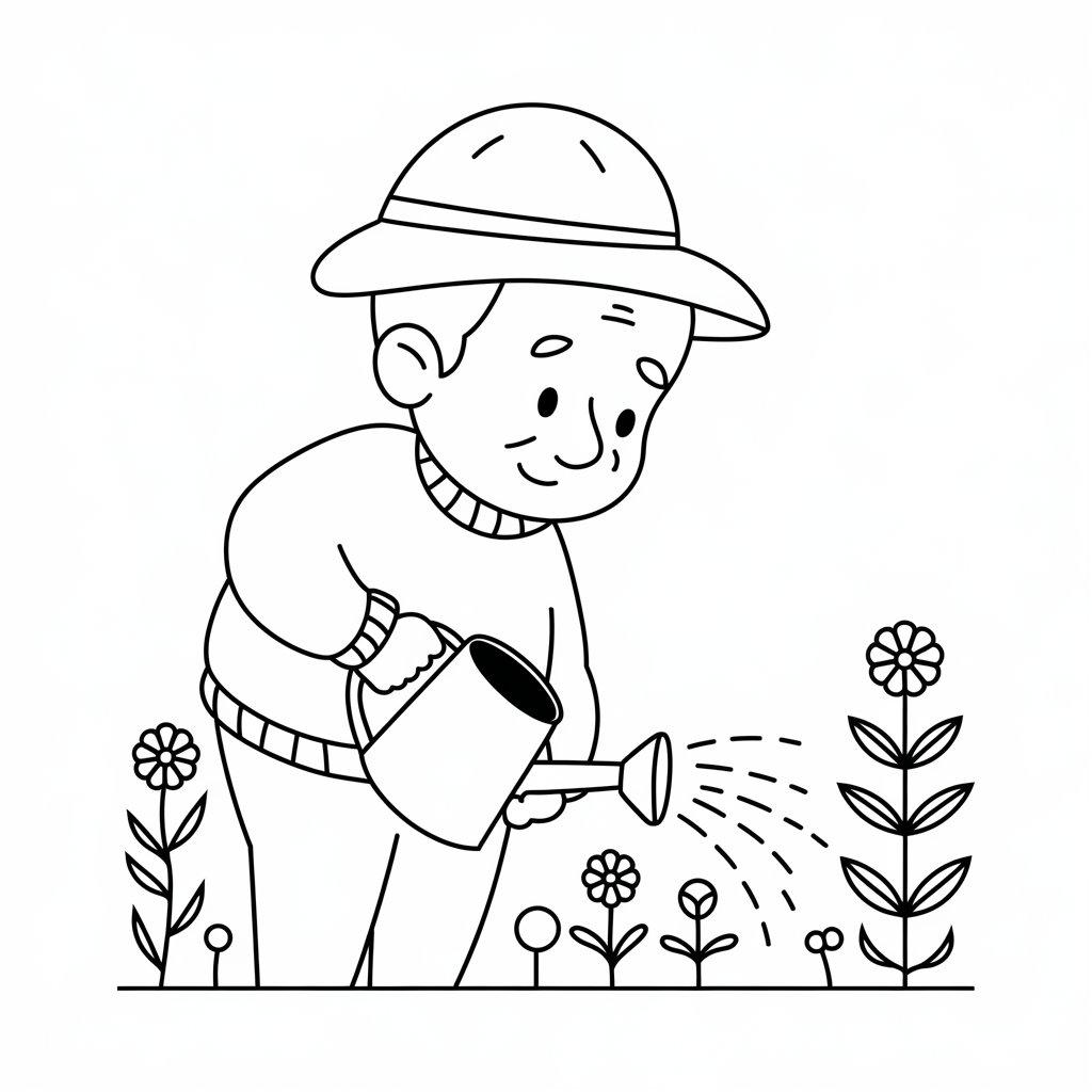 Grandpa_Watering_the_Garden