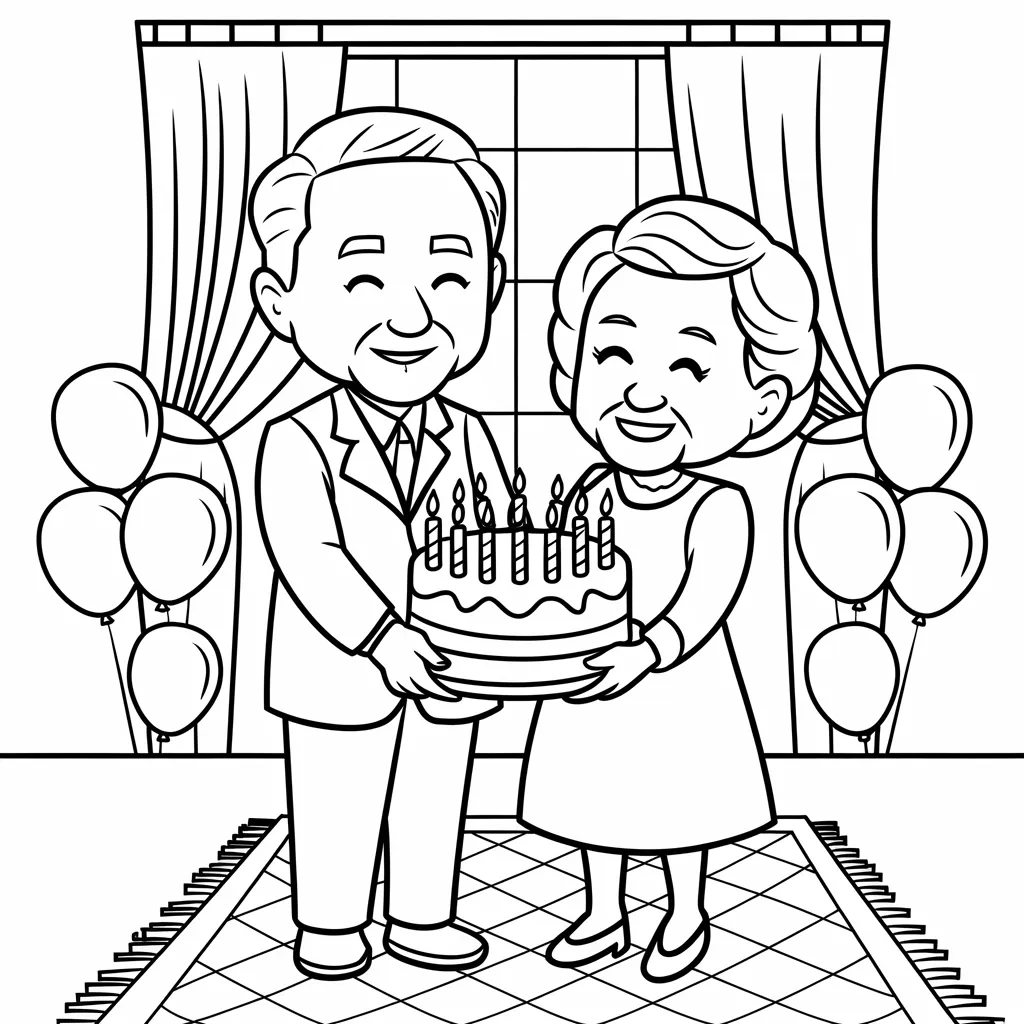 Grandparents_Holding_a_Birthday_Cake