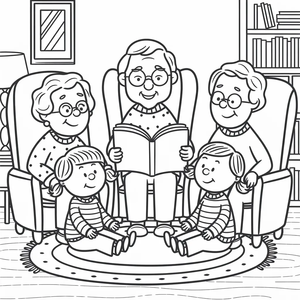 Grandparents_Reading_a_Story_to_Kids