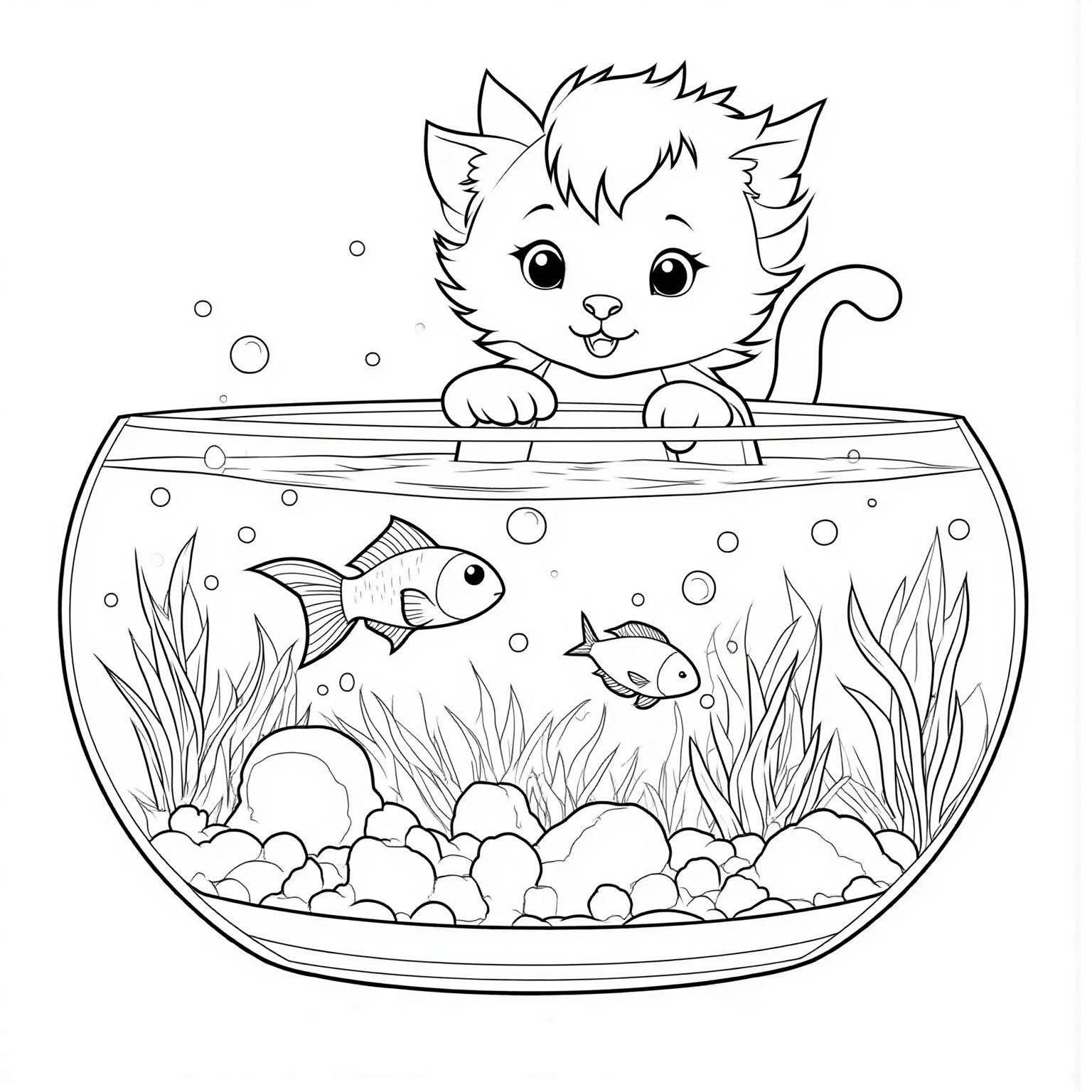Kitten and Fishbowl Adventure