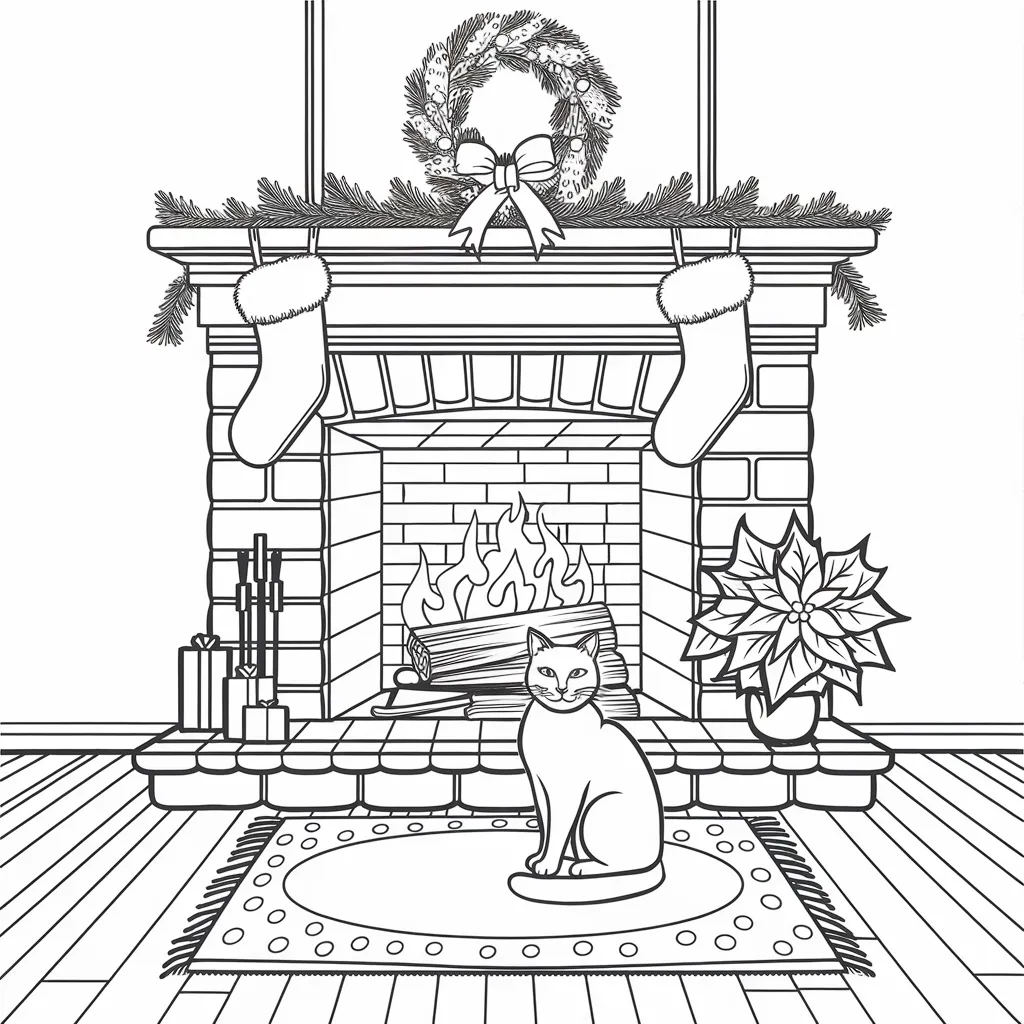 Kitty_by_the_Fireplace