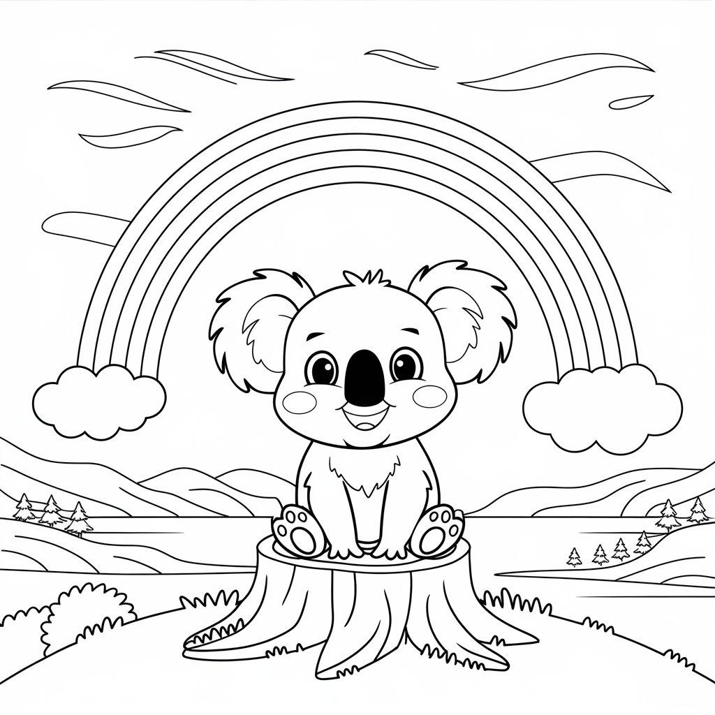 Koala_and_A_Rainbow