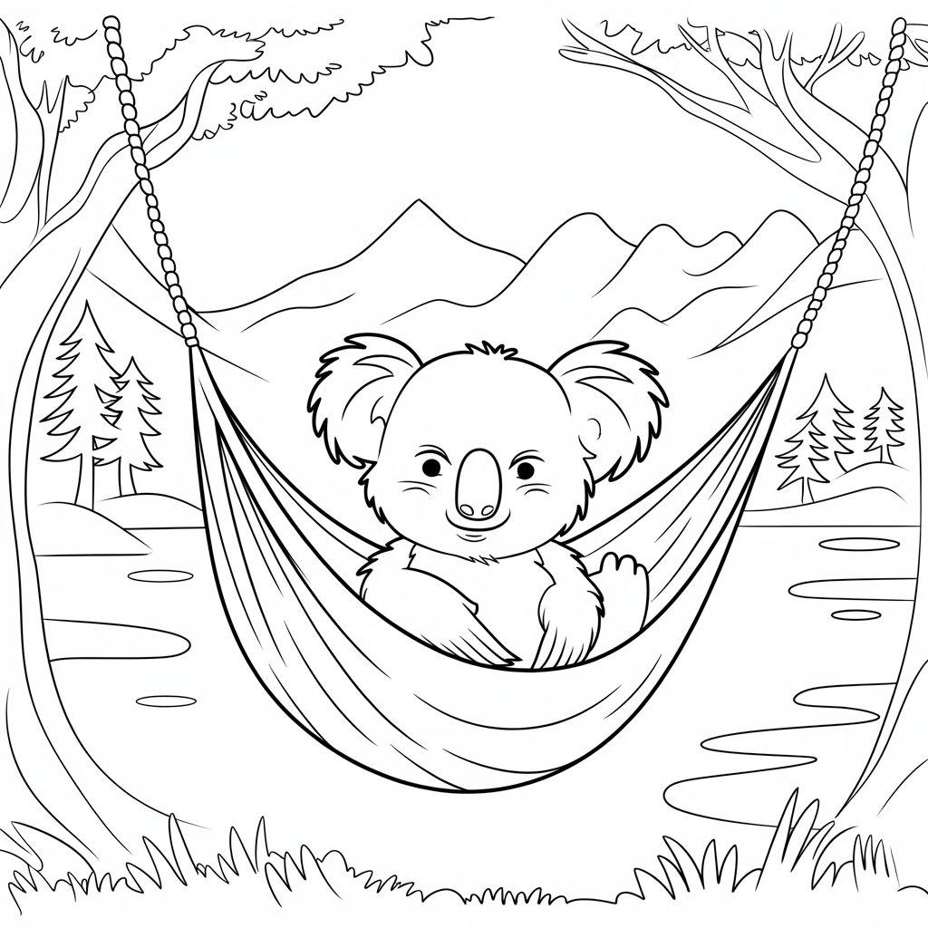 Koala_in_A_Hammock