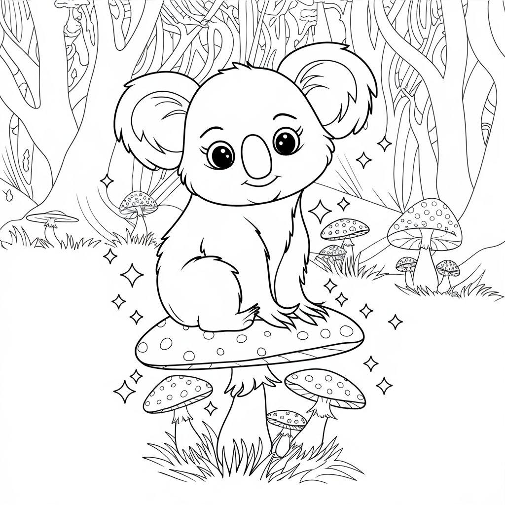 Koala_in_a_Fairy_Tale_Setting