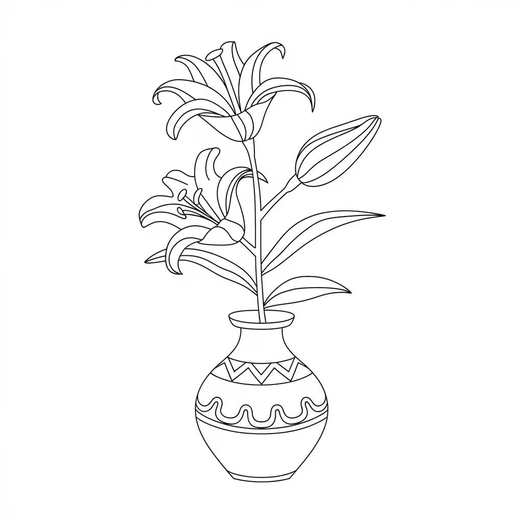 Lily_In_Vase