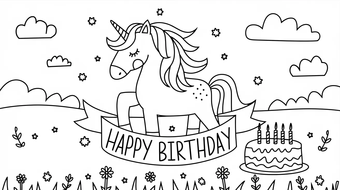 Magical_Unicorn_Birthday_Invitation_Coloring_Page