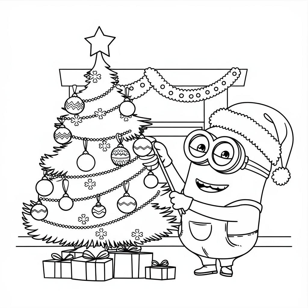 Minion_Decorating_a_Christmas_Tree