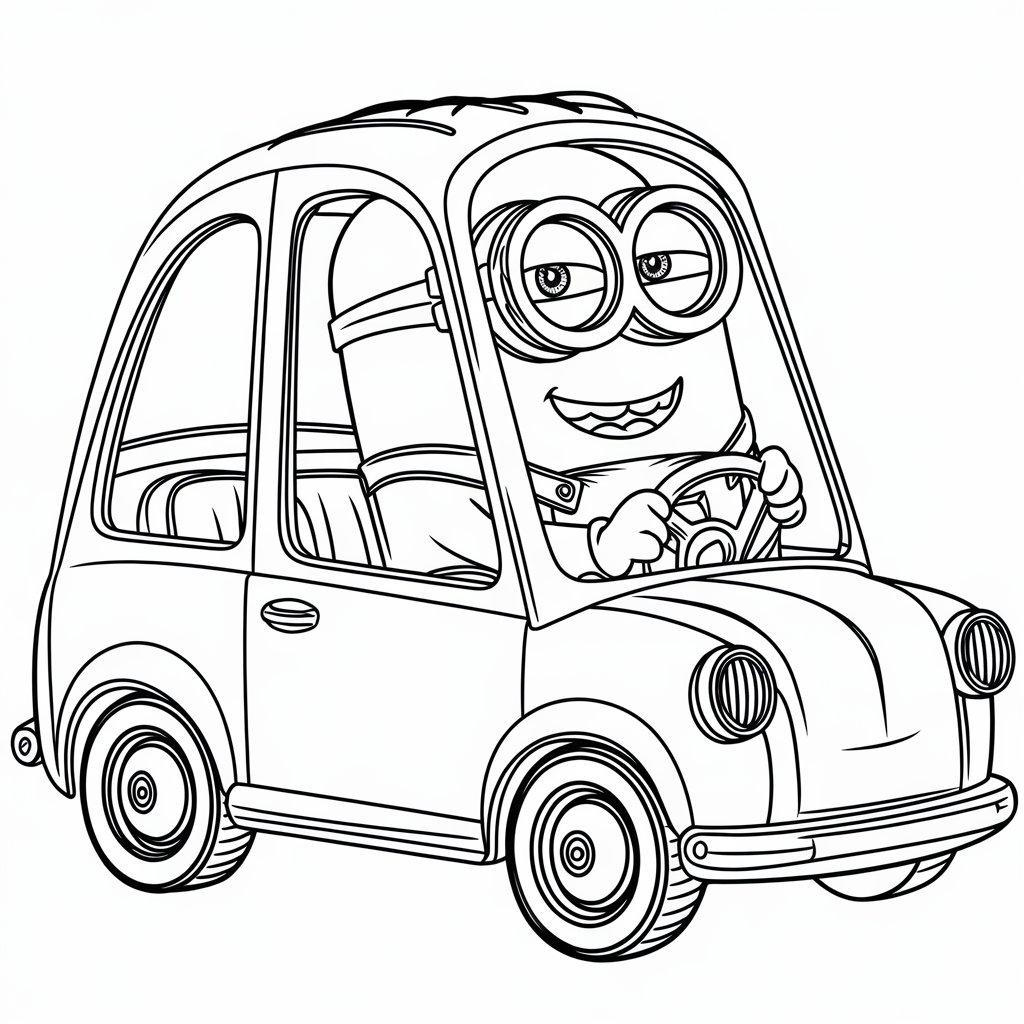 Minion_Driving_a_Toy_Car