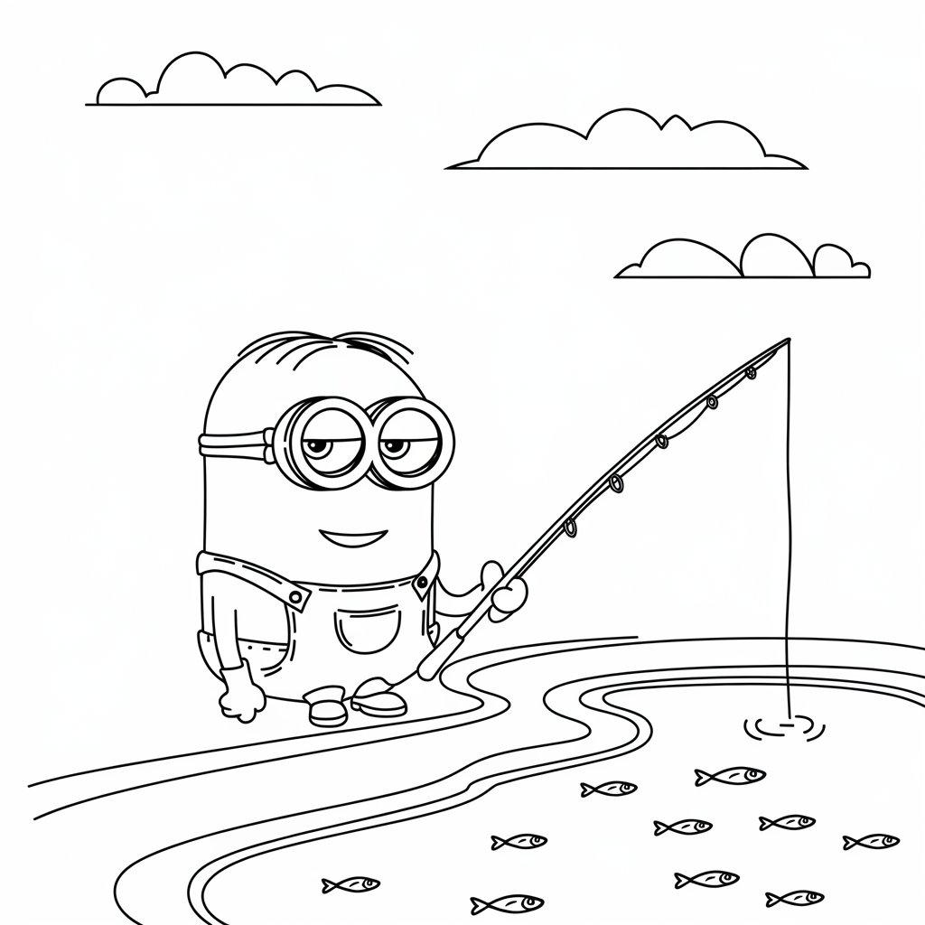 Minion_Fishing_at_a_Pond