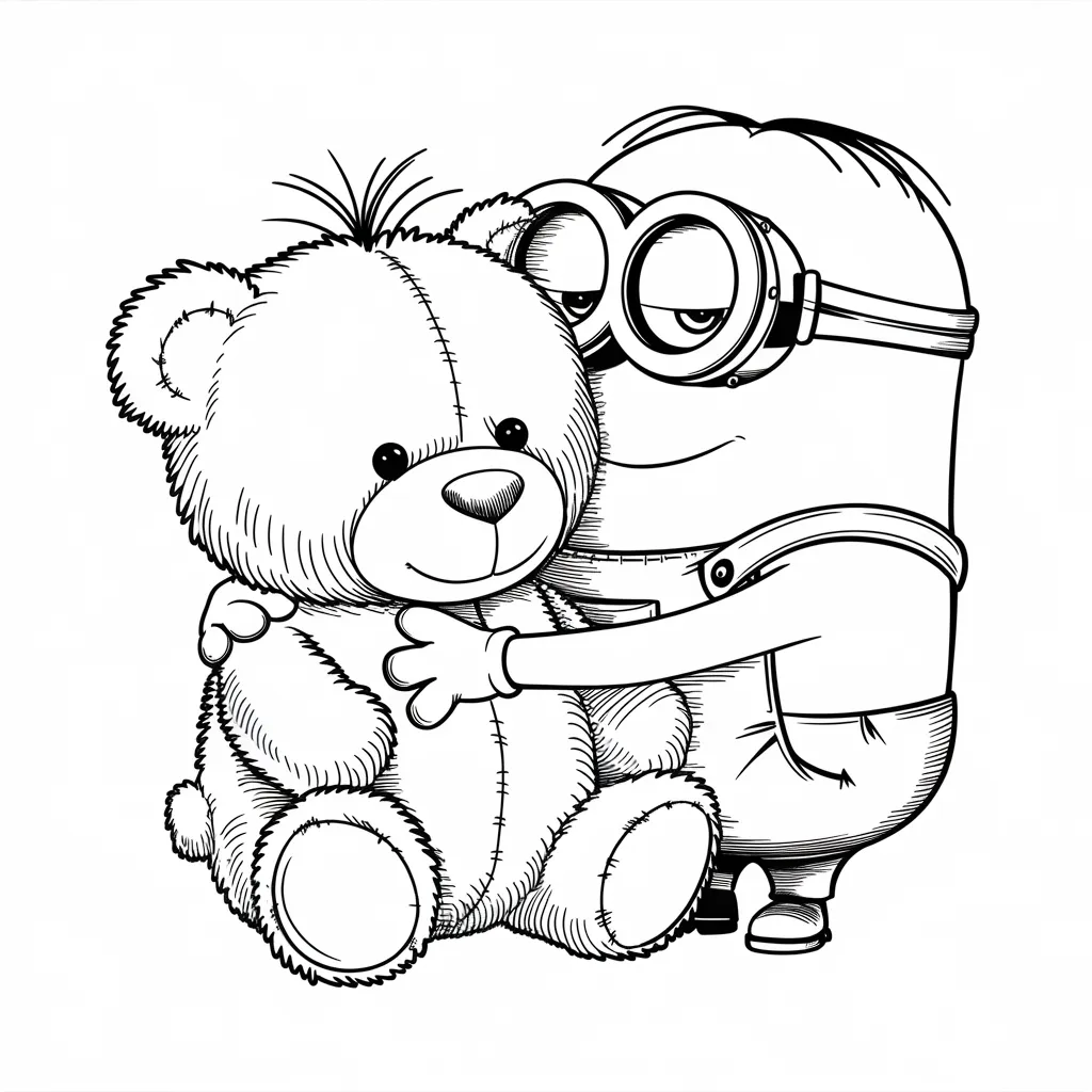 Minion_Holding_a_Teddy_Bear