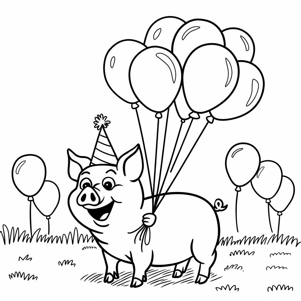 Pigs_Party_Time_with_Balloons
