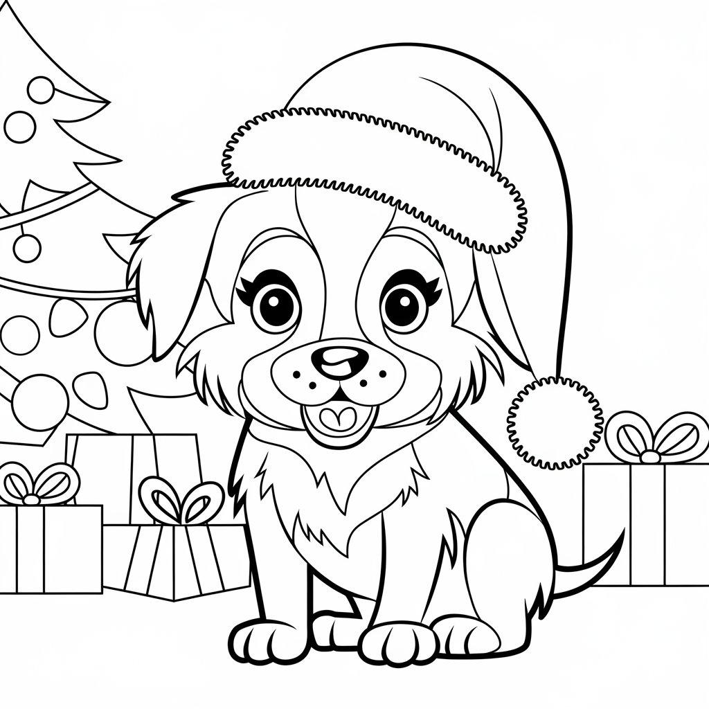 Puppy_in_a_Santa_Hat
