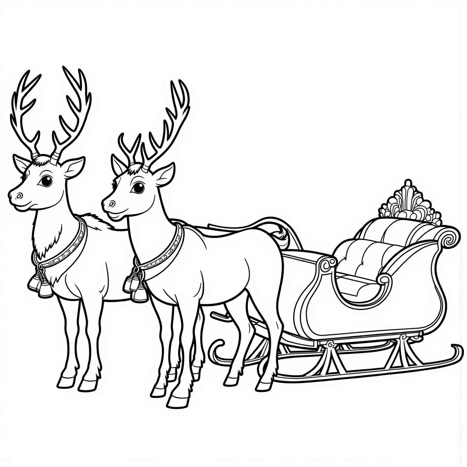 Reindeer_With_Santas_Sleigh