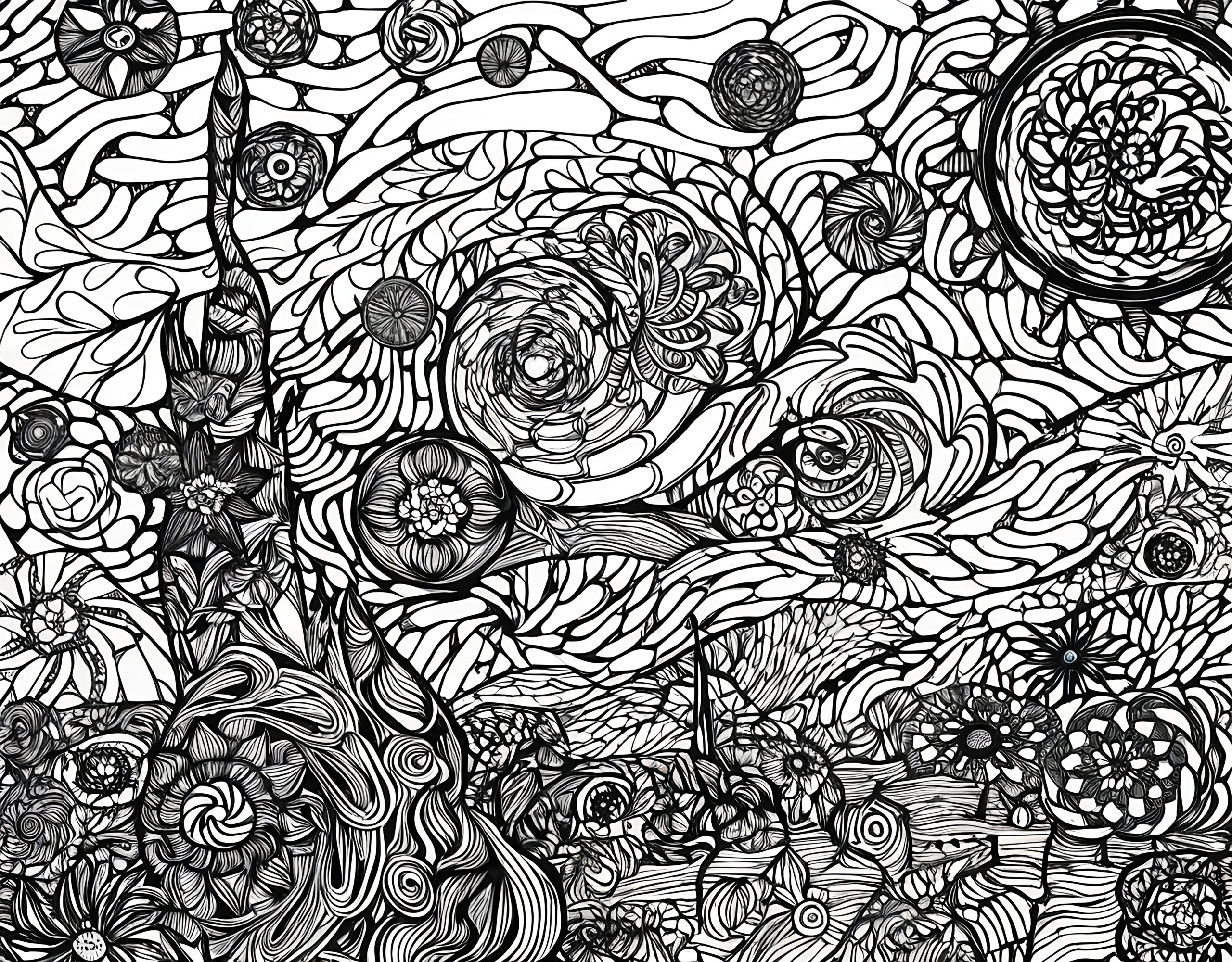 Starry Night Mandala