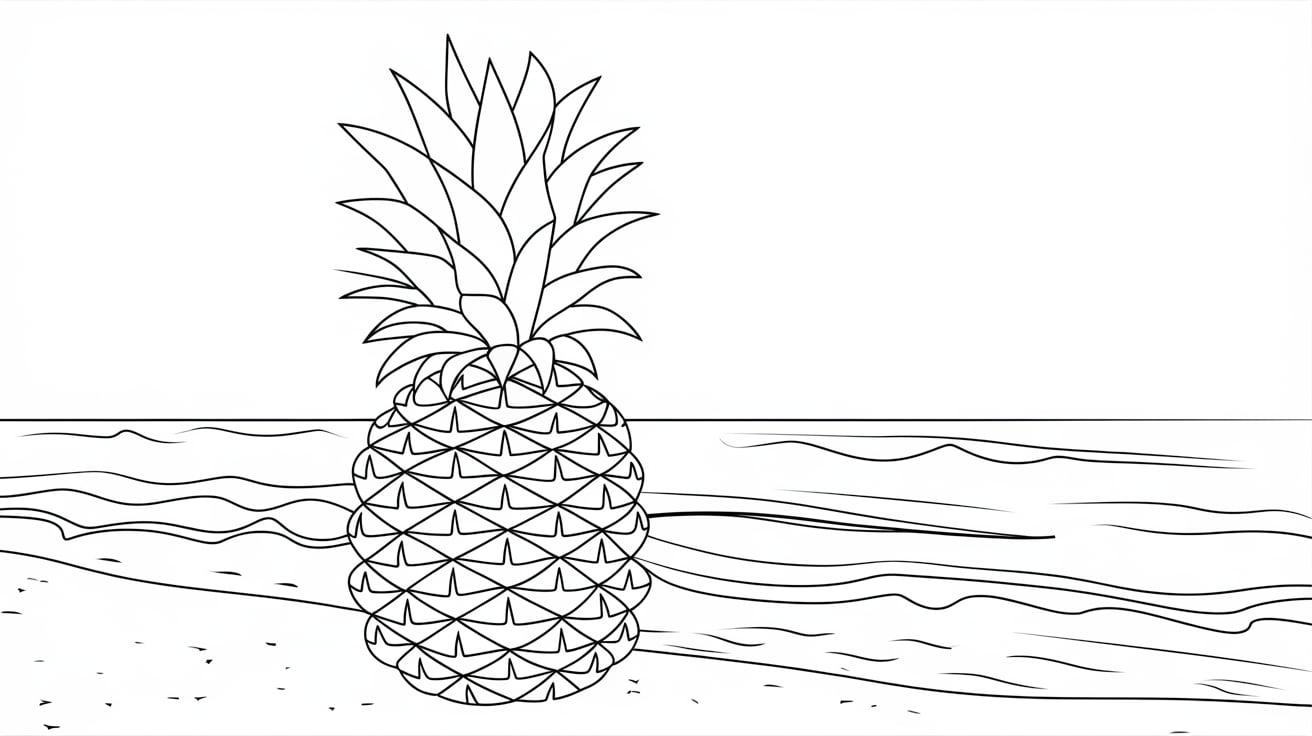 Tropical_Pineapple_with_Ocean_and_Sand