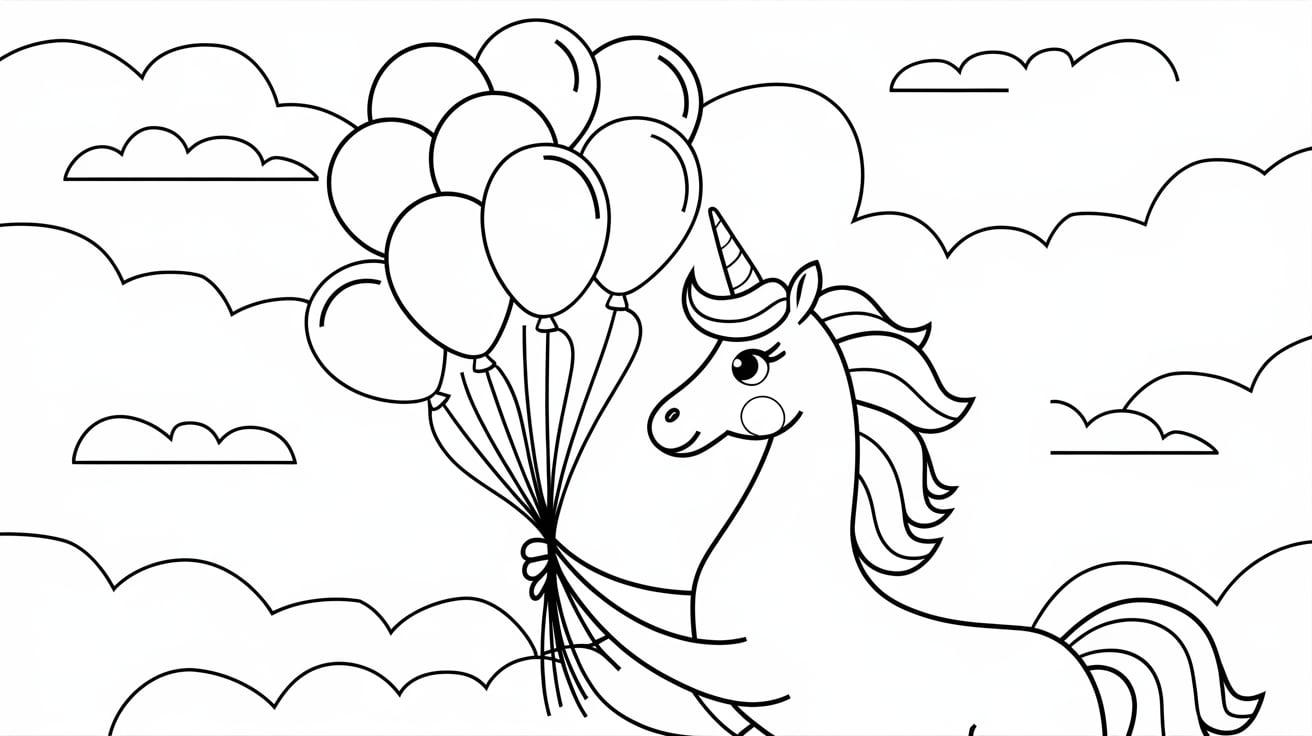 Unicorn_with_Balloons_Coloring_Page