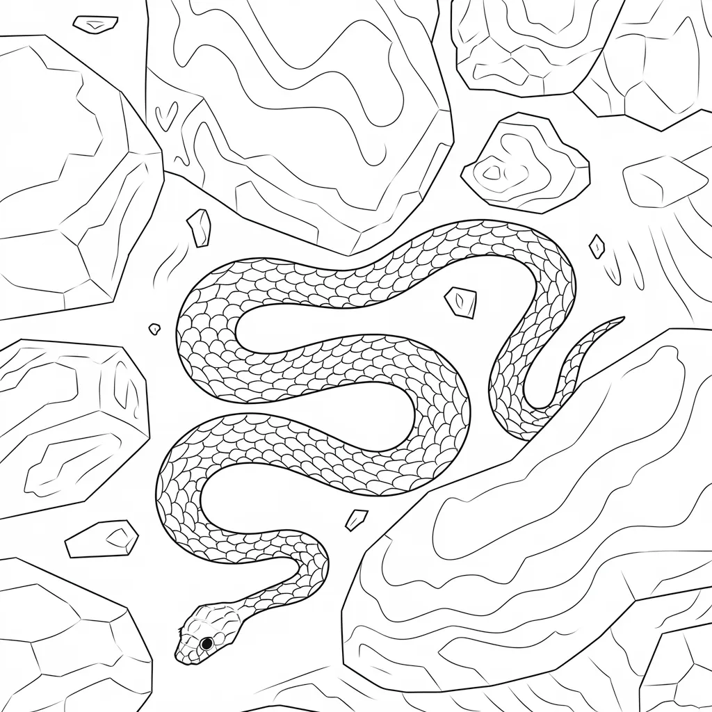 Viper_Hiding_In_The_Rocks