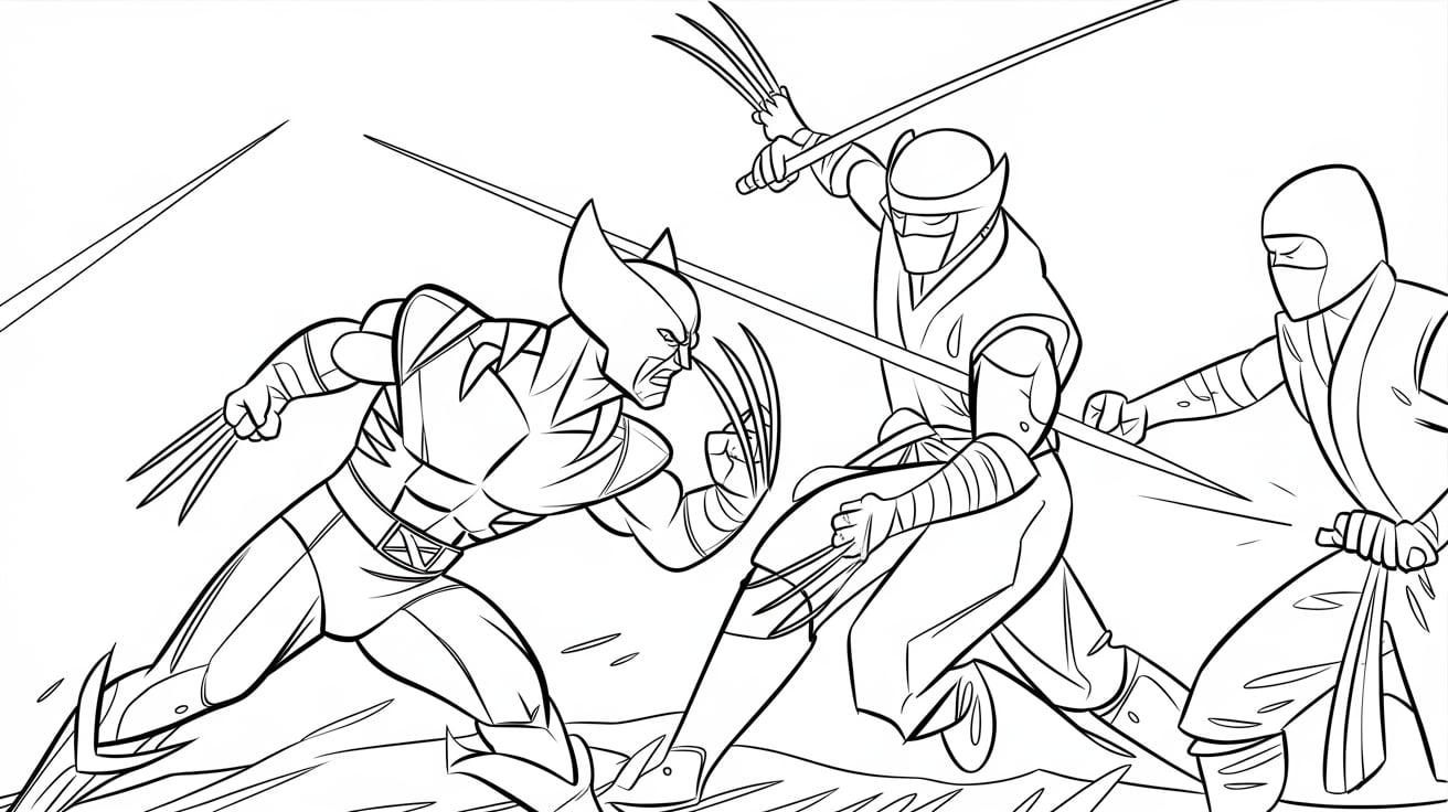 Wolverine_in_a_Ninja_Showdown