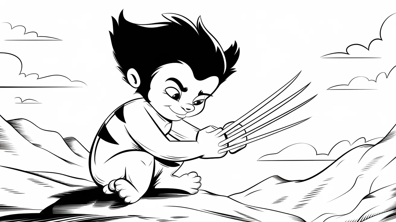 Young_Wolverine_Discovering_His_Claws