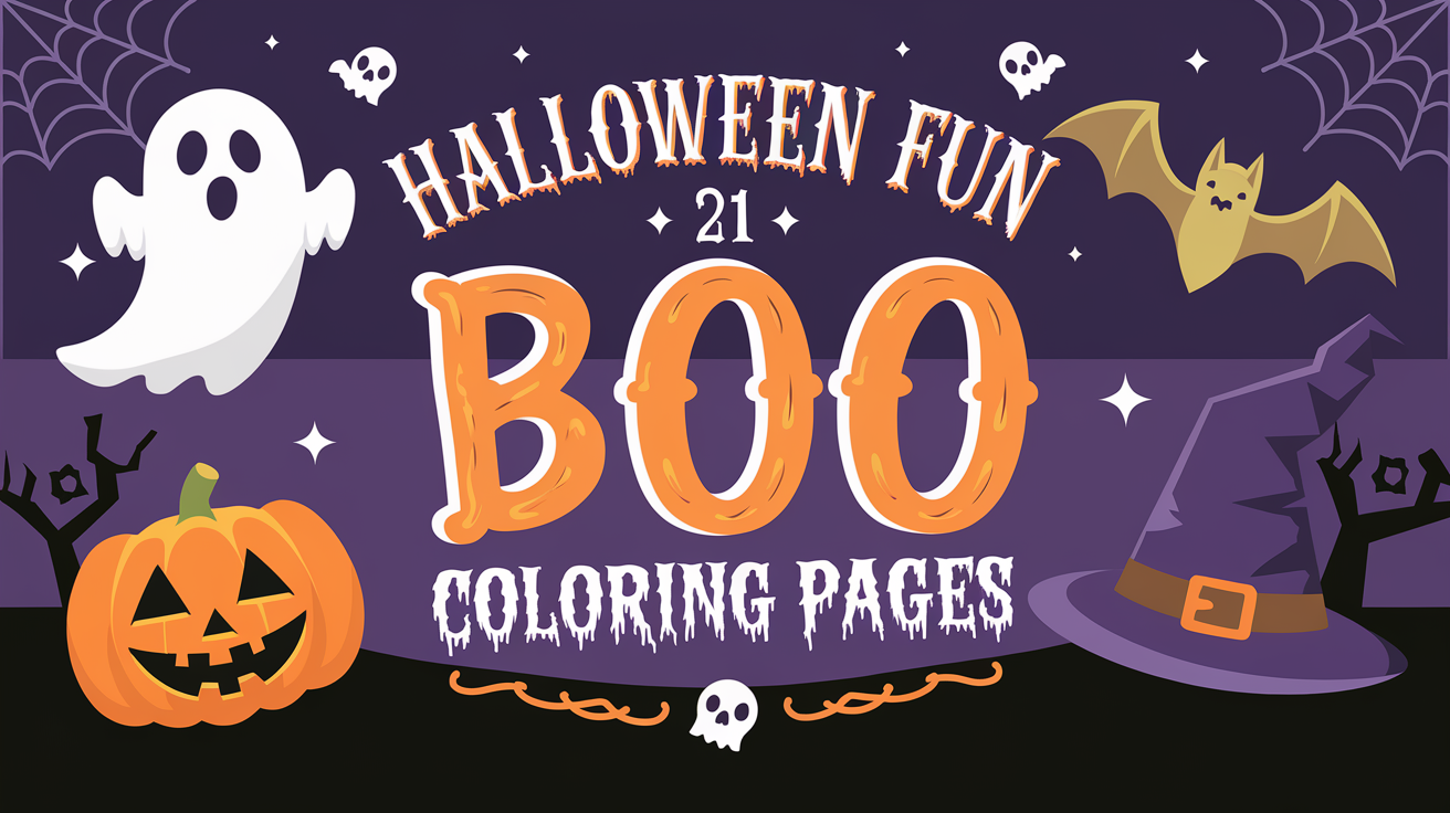 boo coloring page