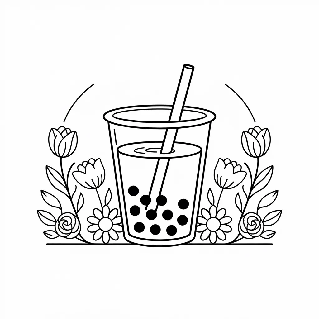 Boba_Tea_with_Flowers