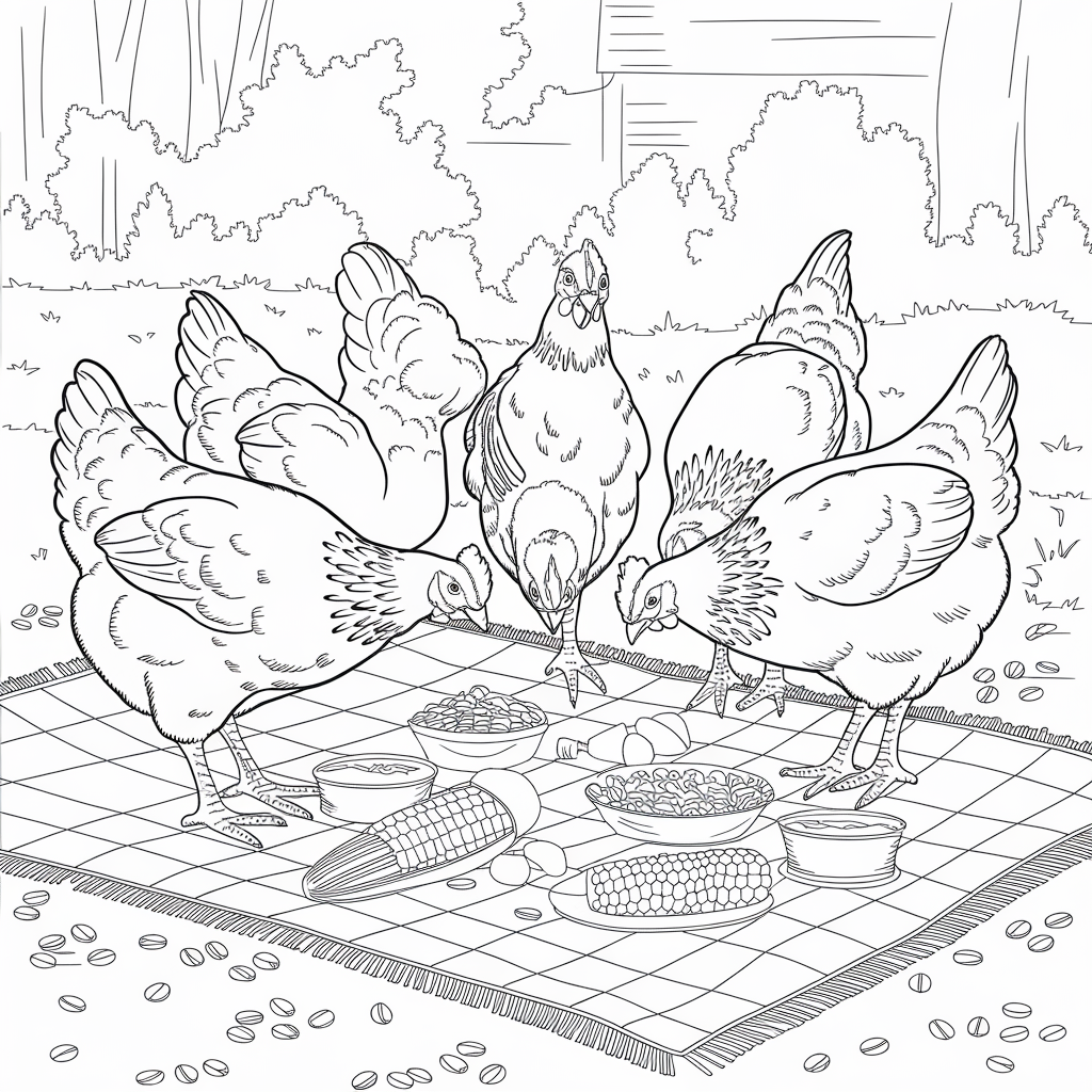 Chickens_Having_a_Picnic