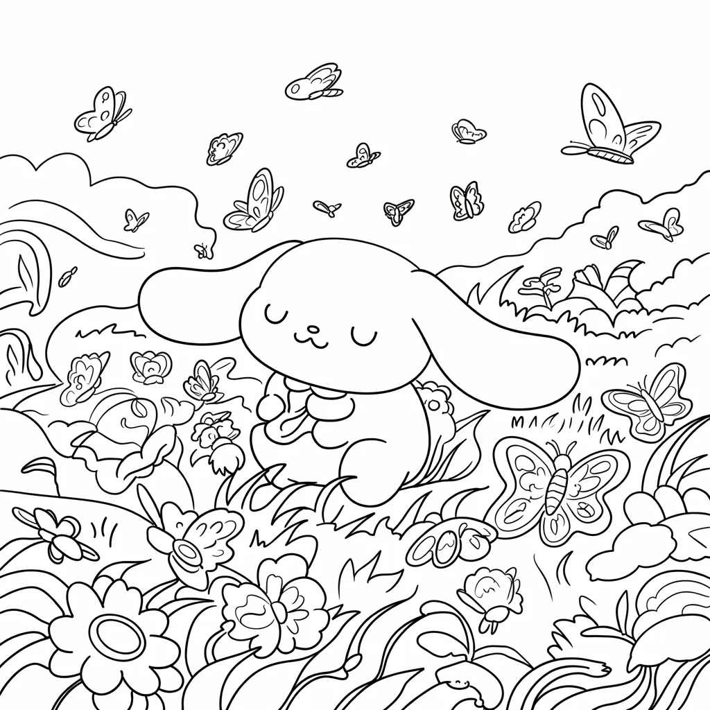 Cinnamoroll_in_a_Flowery_Meadow