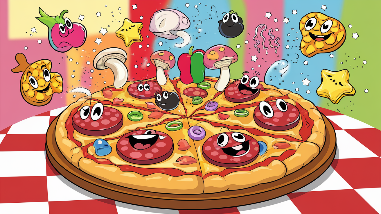 Color Your Pizza: 15 Toppings for Kids to Color