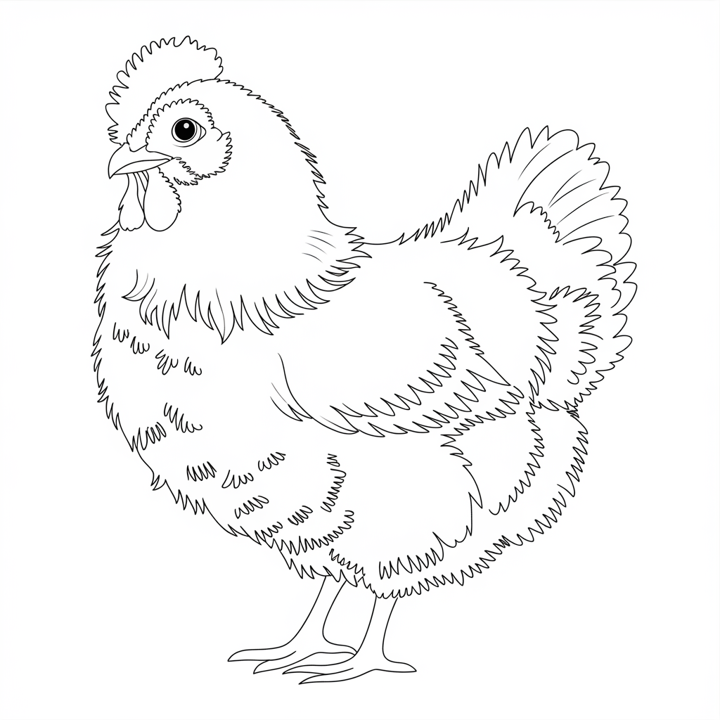 Fluffy_Silkie_Chicken