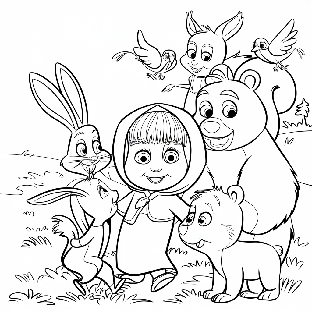 Masha_and_the_Animals