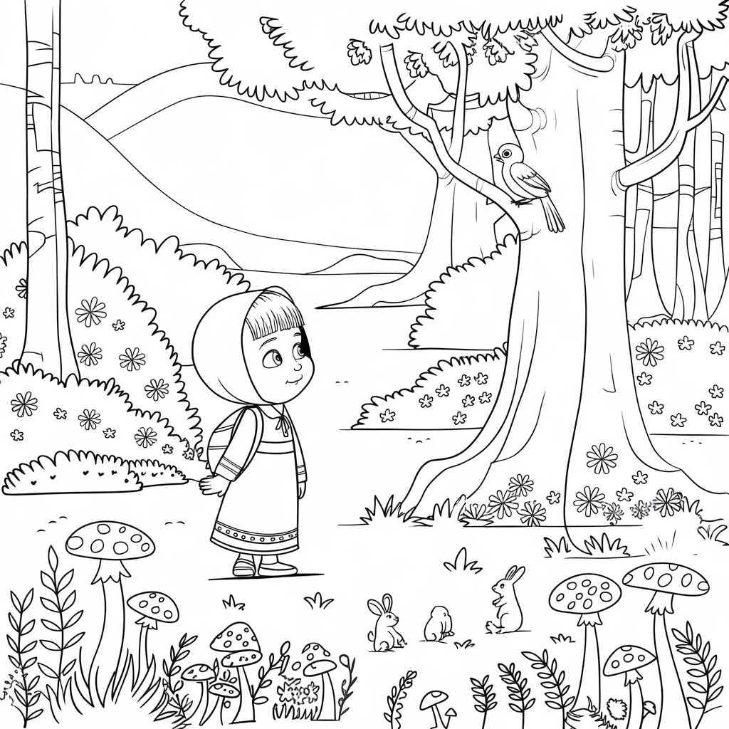 Masha_in_the_Forest