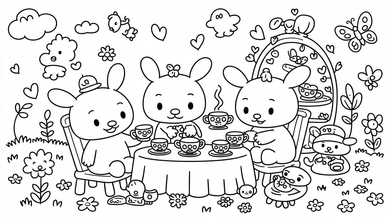 Pochacco_at_a_Tea_Party