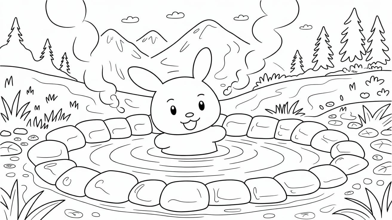 Pochacco_in_Hot_Springs