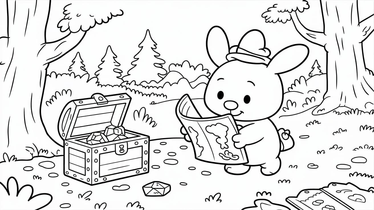 Pochacco_on_a_Treasure_Hunt