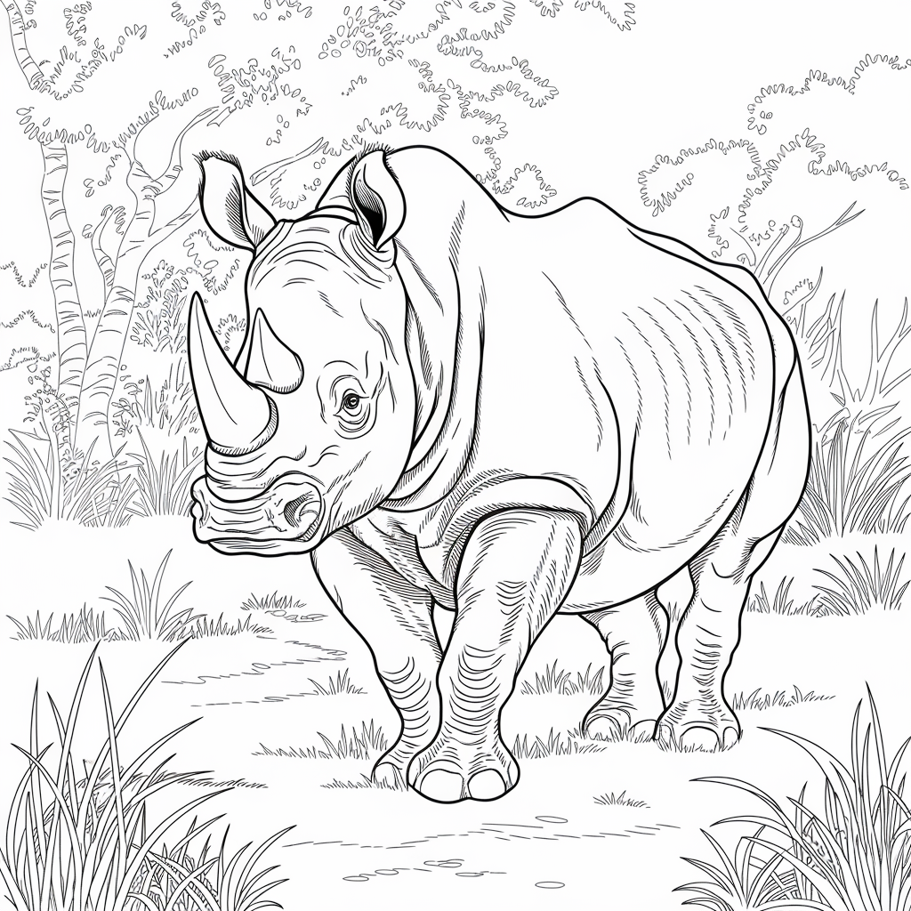 Realistic_Rhino_in_the_Wild