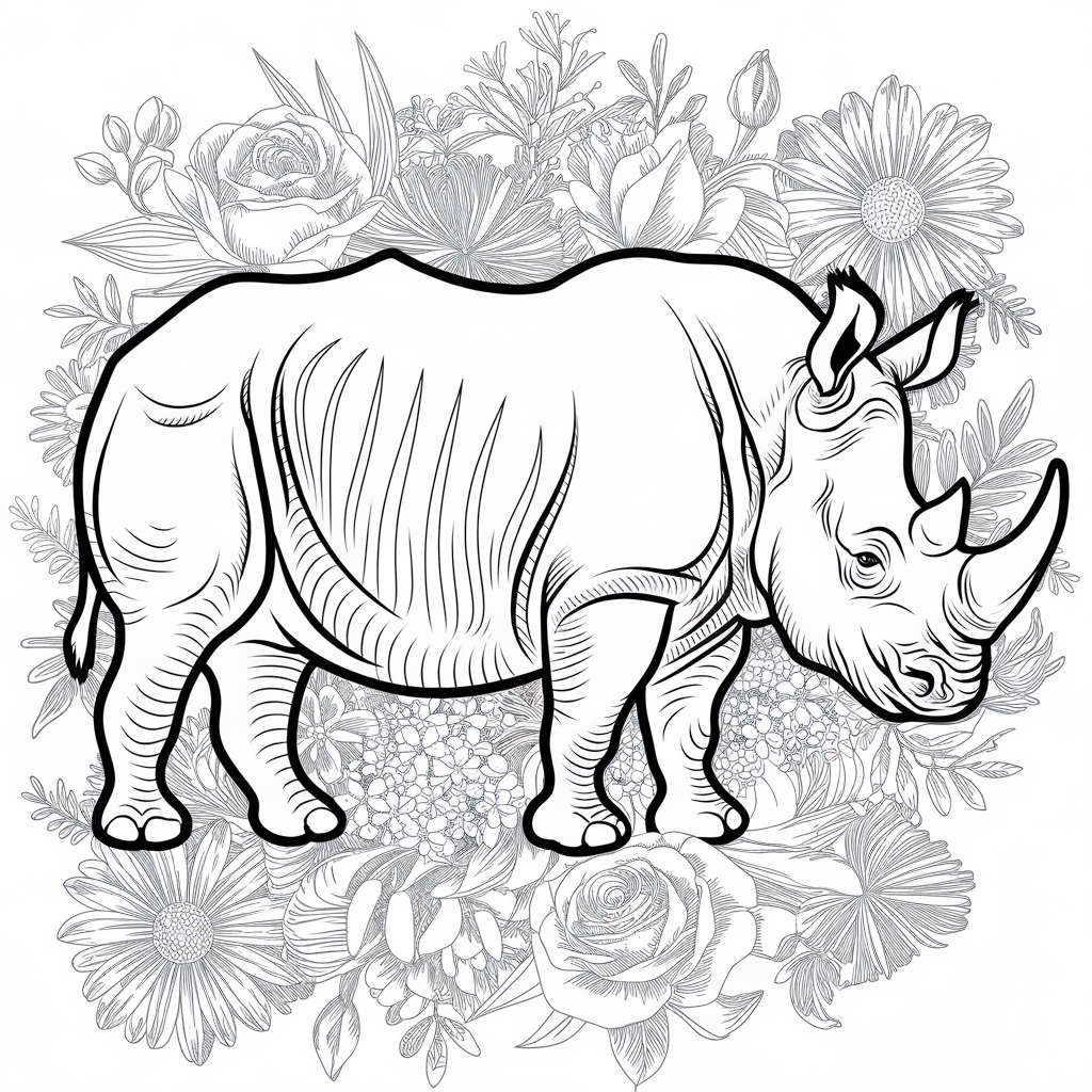 Rhino_with_Floral_Elements